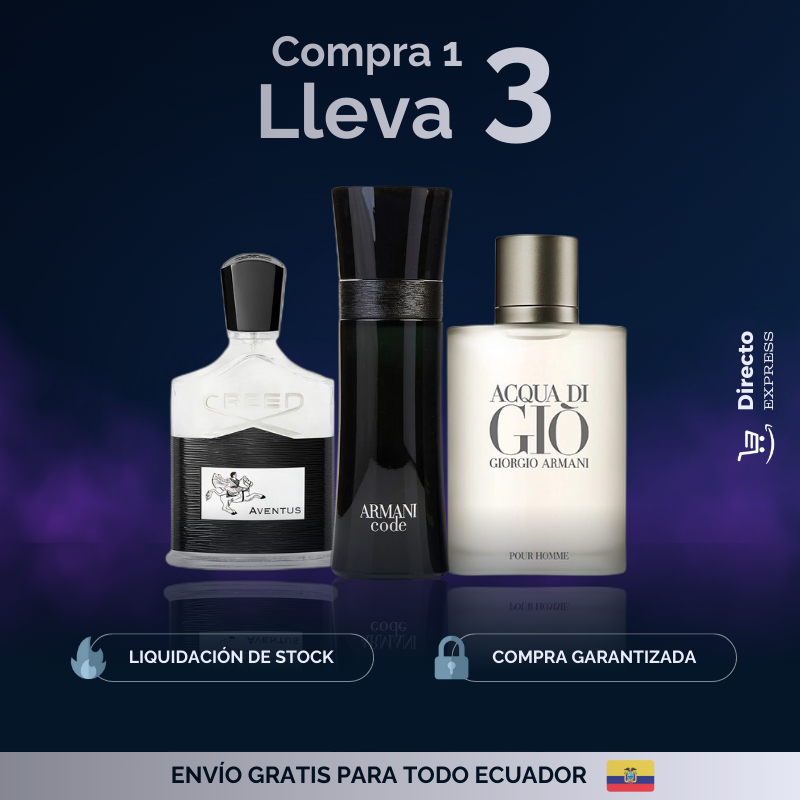 Selección Premium - Aventus & Acqua di Gio & Armani Code