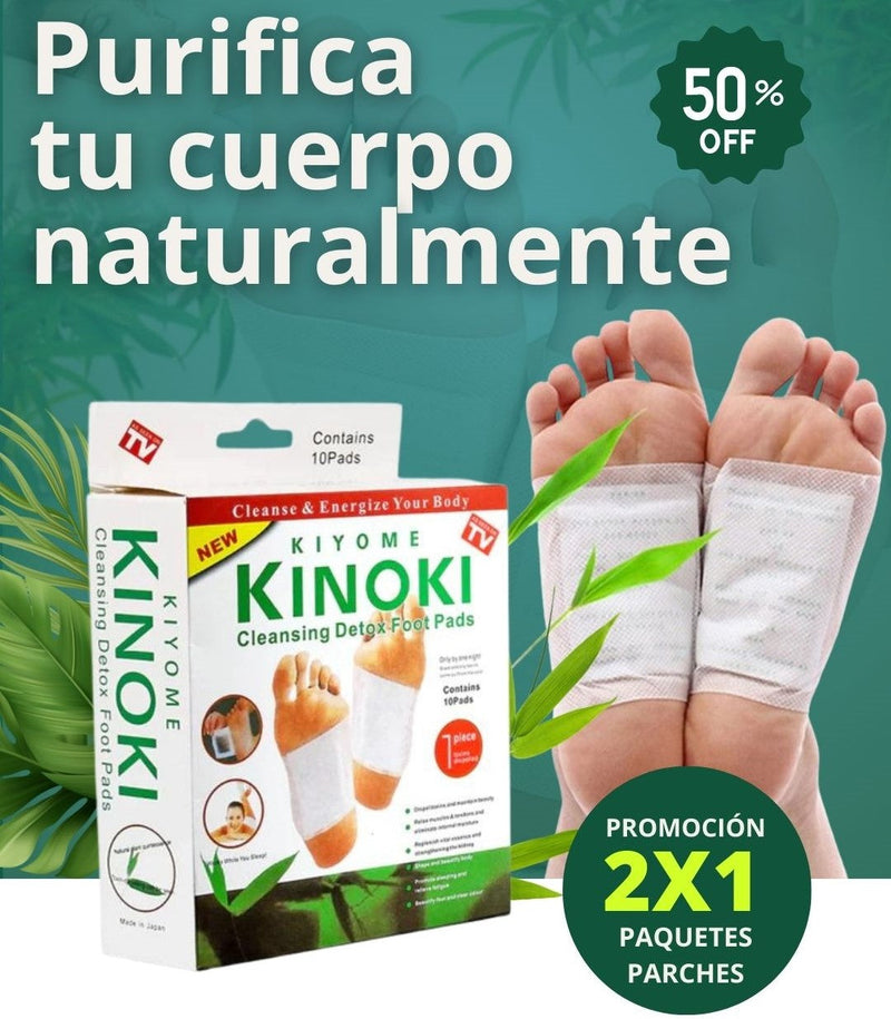 Parches Desintoxicantes Kinoki - PAGUE 1 LLEVE 2