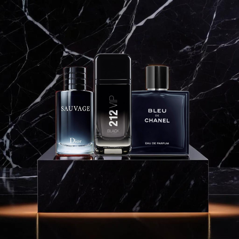 Colección Premium - Sauvage & 212 Black & Bleu De Chanel