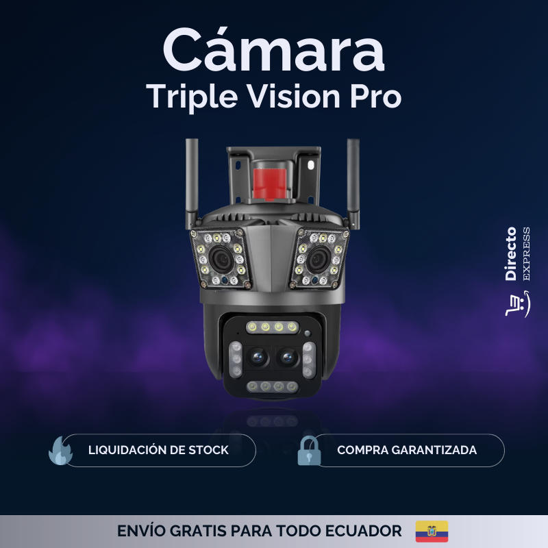 Cámara Triple Vision Pro