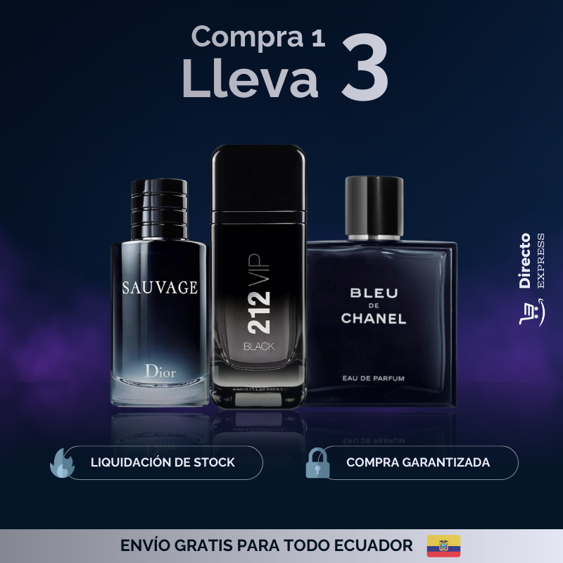 Selección Premium - Sauvage & 212 Black & Bleu De Chanel